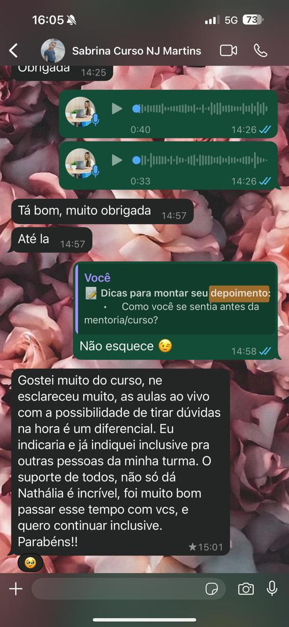 Depoimento real de cliente 36